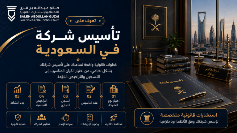 تأسيس شركة في السعودية