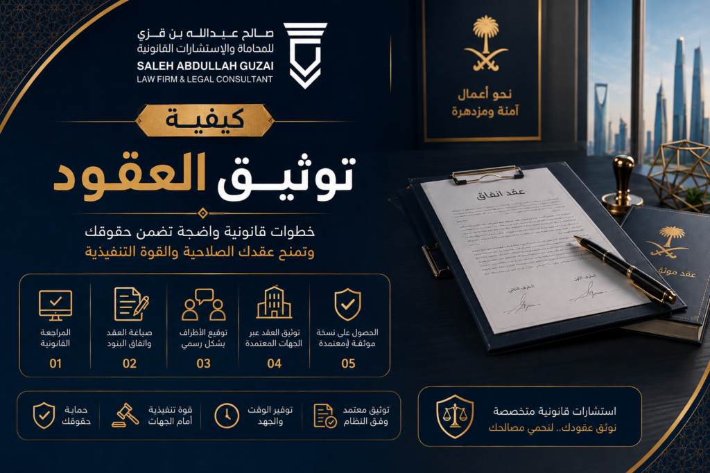 كيفية توثيق العقود