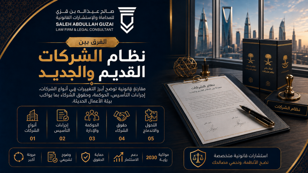 الفرق بين نظام الشركات القديم والجديد