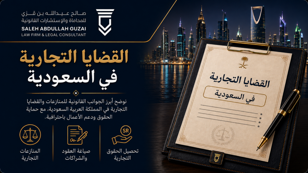 القضايا التجارية في السعودية